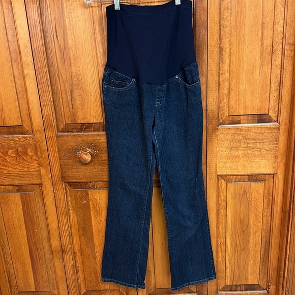 Liz Lange For Target Maternity Cotton Over The Bump Five Pocket Jeans Size 2 - Picture 3 of 7